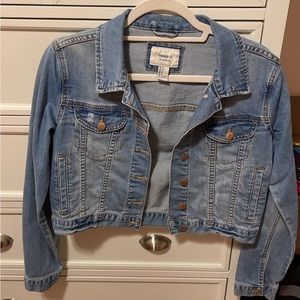 Cropped Jean Jacket - Small